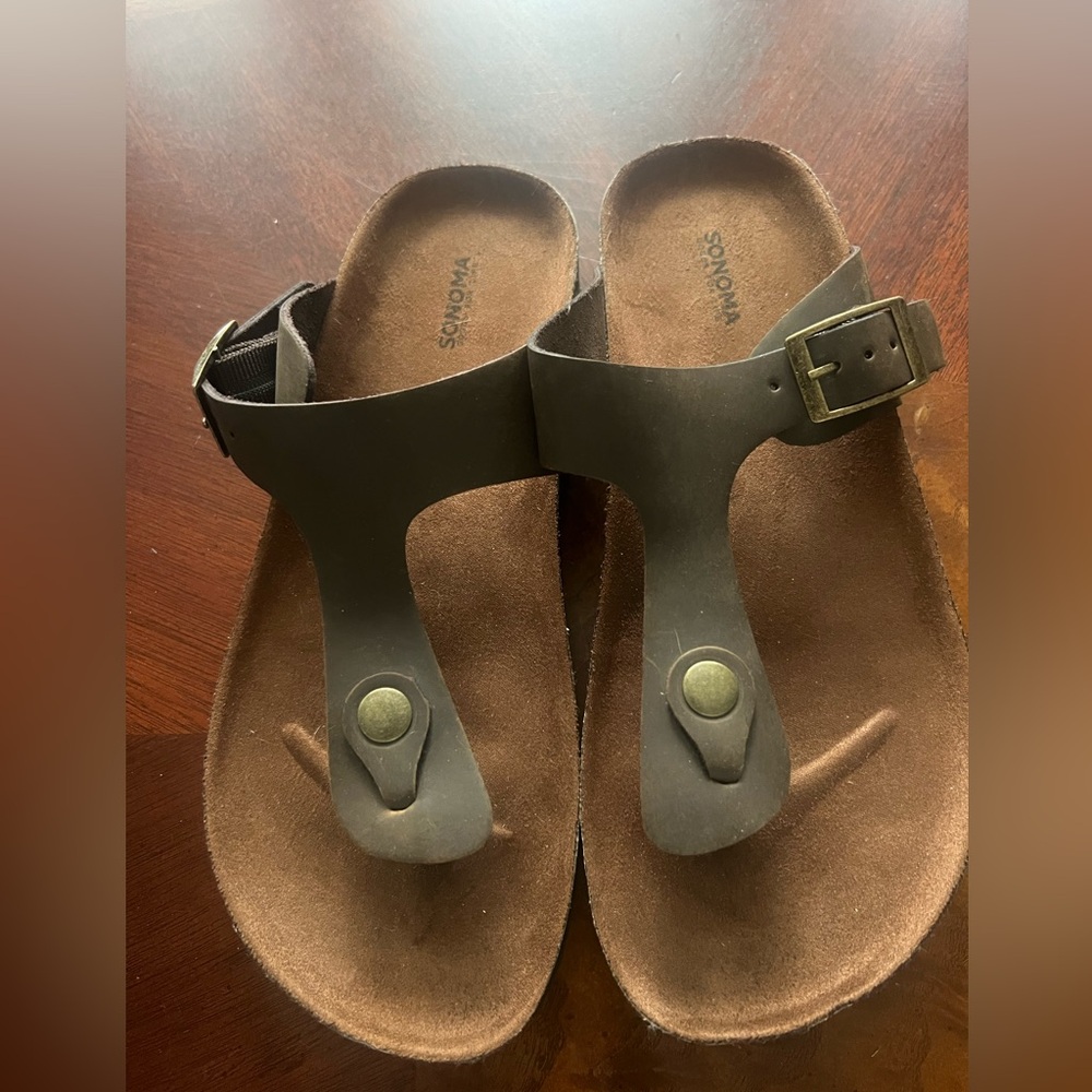 Women’s Brown Leather Sonoma Sandals Size 7M